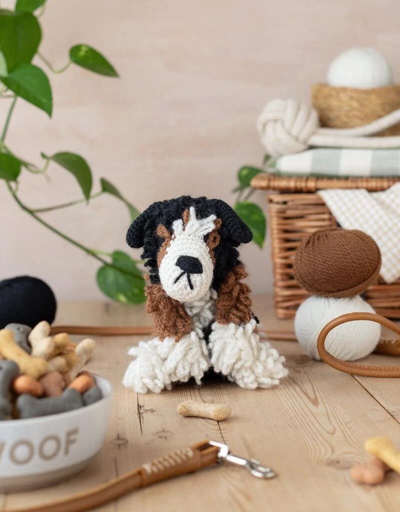 Chester the Bernese Mountain Dog Crochet Kit - homesewn
