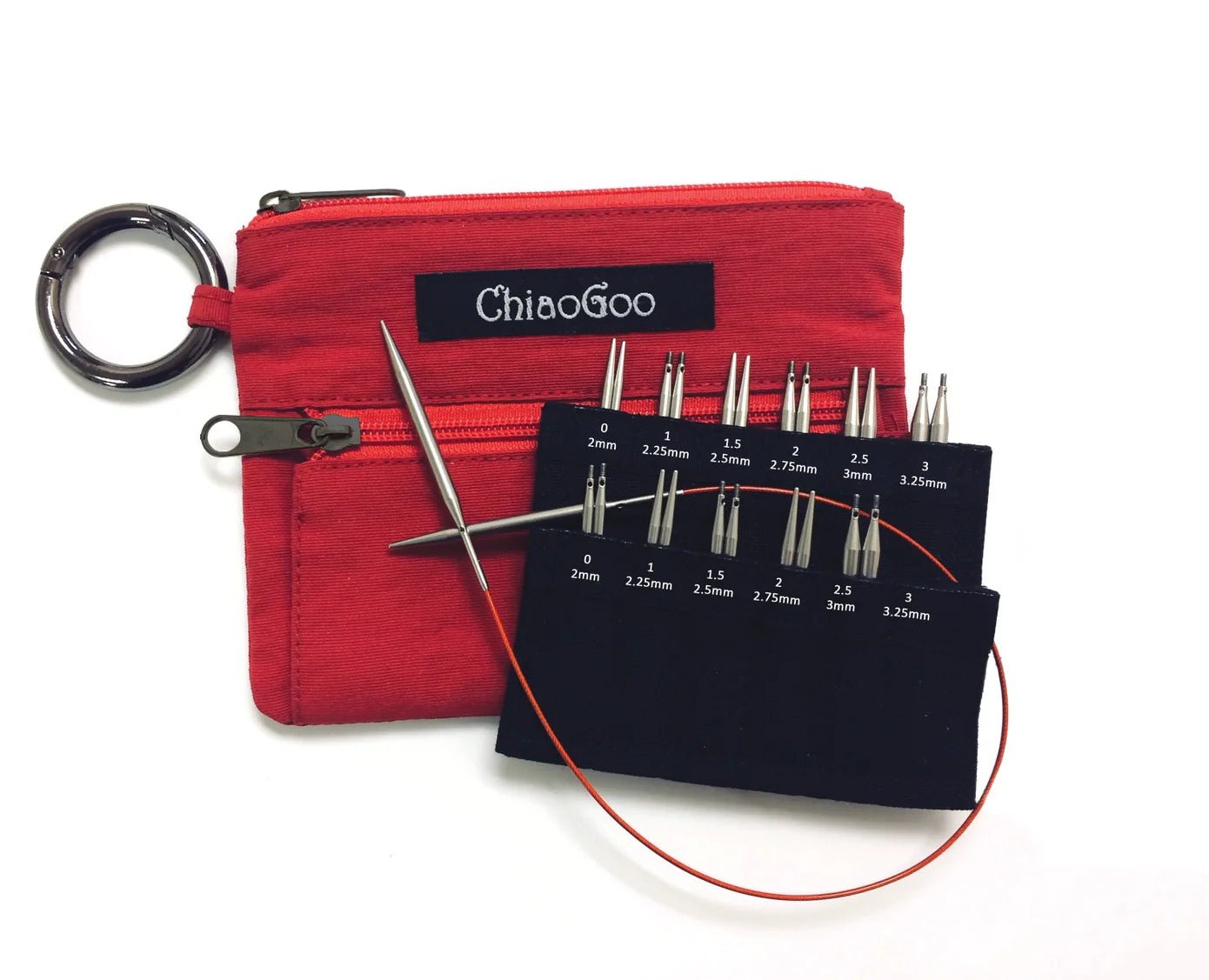 ChiaoGoo - 2" & 3" TWIST Shortie Set Mini - US 0 - 3 (2mm - 3.25mm) - homesewn