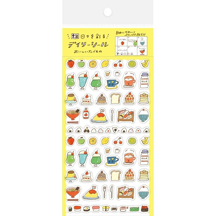 Clear Sticker Sheet - Delicious Food - homesewn