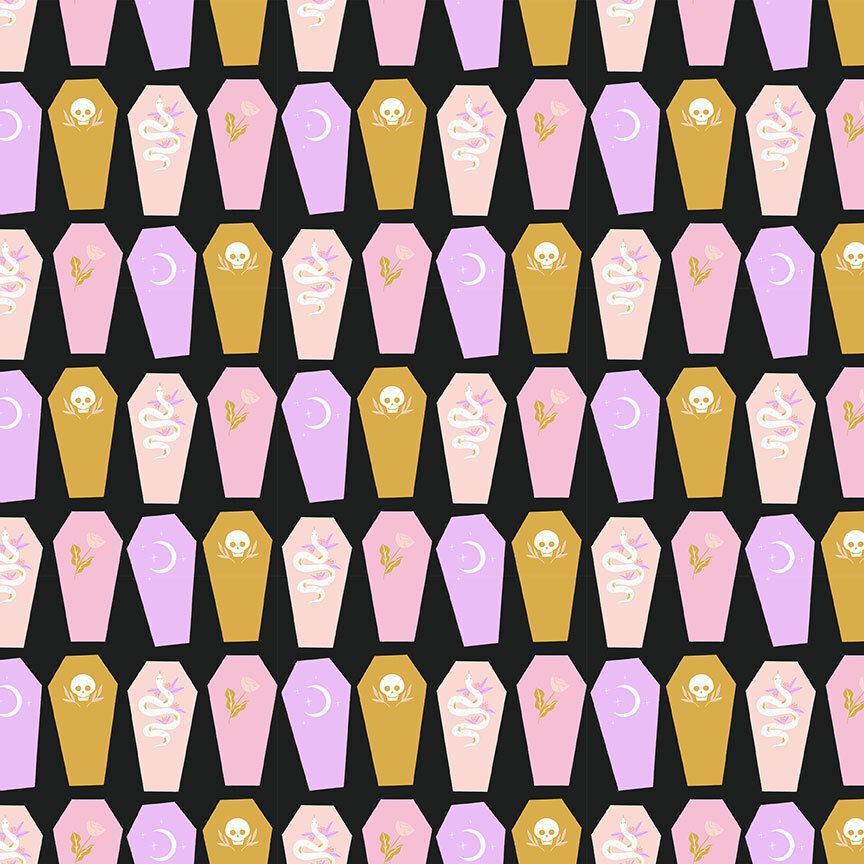 Coffins - Harvest Moon - Halloween - homesewn