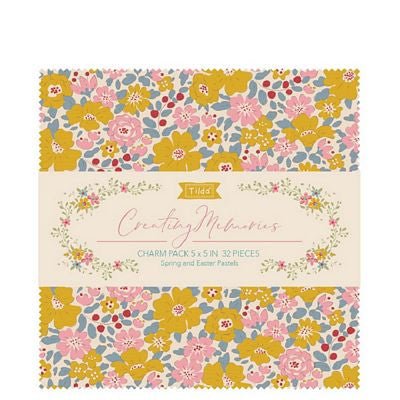 Creating Memories Charm Pack 5in 32pc Spring - homesewn