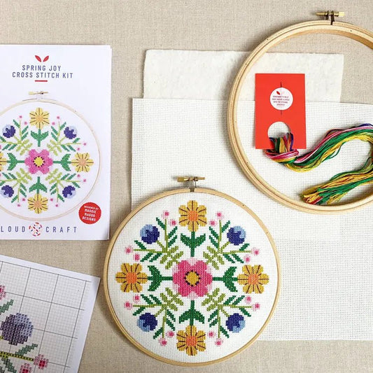 Cross stitch kit - Spring Joy - homesewn