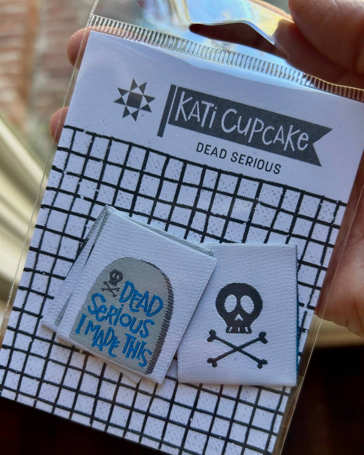Dead Serious - Designer Woven Labels - homesewn