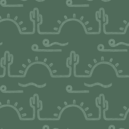 Desert Sunrise - Hunter - Arid Oasis - homesewn