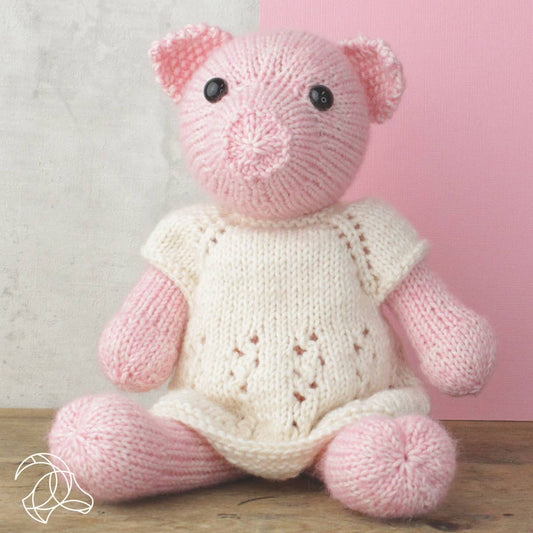 DIY Knitting Kit - Frida Piglet - homesewn