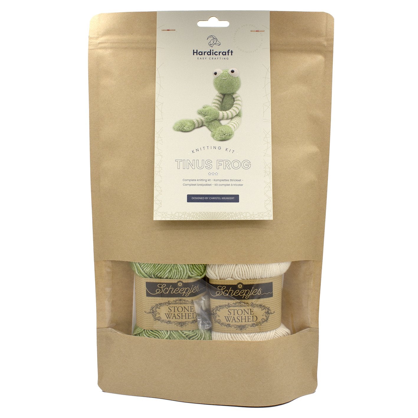 DIY Knitting Kit - Tinus Frog - homesewn