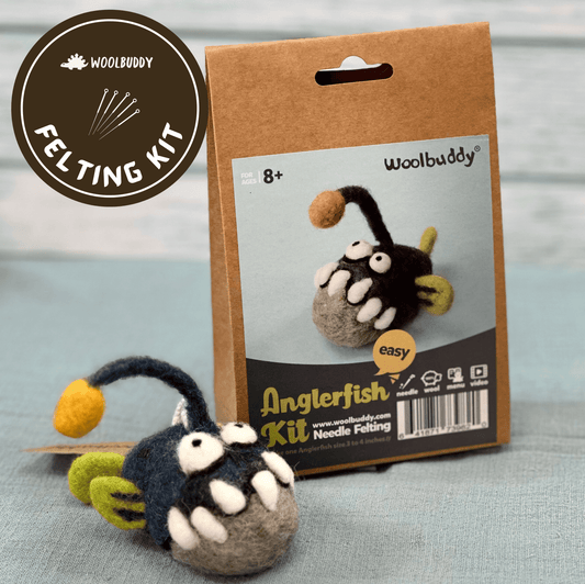 DIY Needle Felting Kit - Anglerfish - homesewn