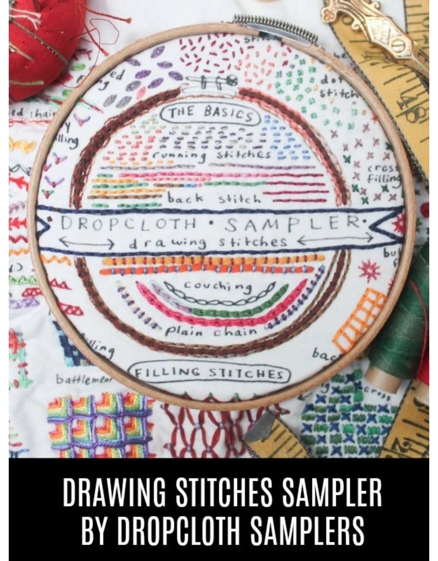Drawing Stitches Sampler - Embroidery Project - homesewn