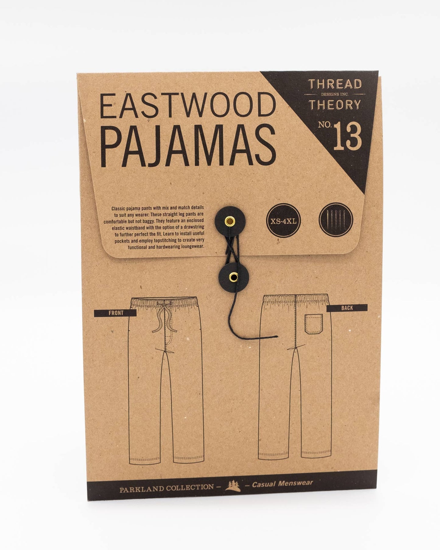 Eastwood Pajamas Tissue Sewing Pattern - homesewn