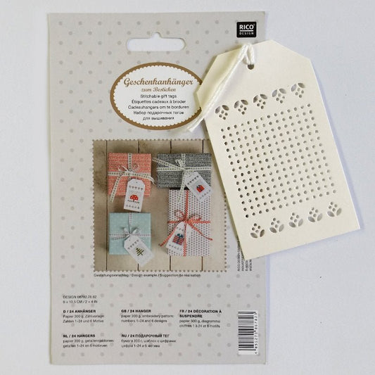 Embroidery Gift Tags - homesewn