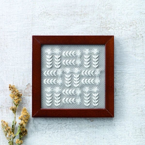 Embroidery Stitch Floral Kit - homesewn