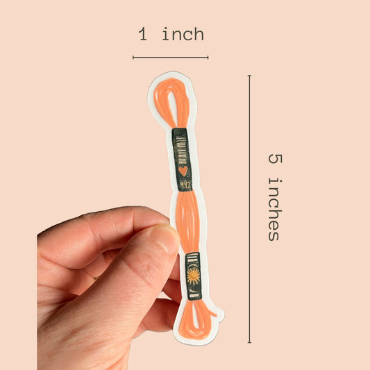 Embroidery Vinyl Stickers, Sewing Sticker, cross stitch - homesewn