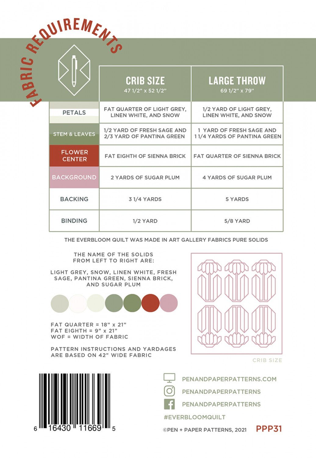 Everbloom Quilt - homesewn