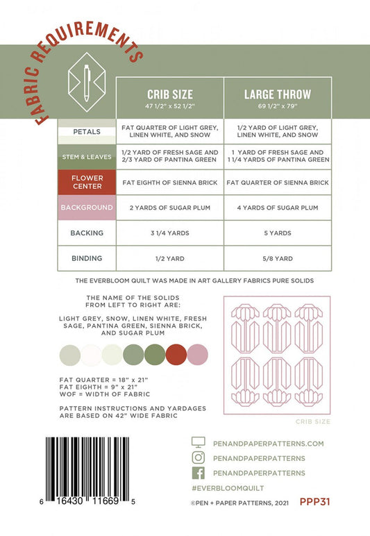 Everbloom Quilt - homesewn