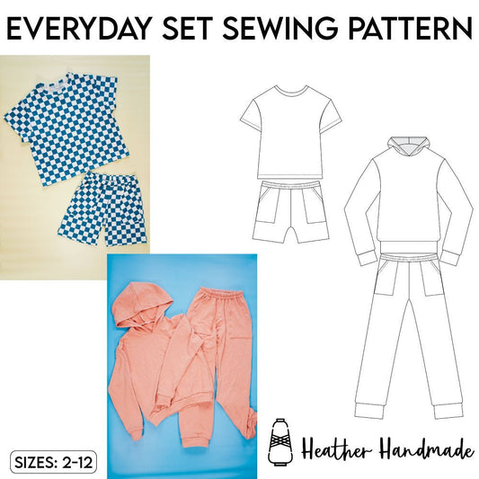 Everyday Set PDF Sewing Pattern - PDF PATTERN - homesewn