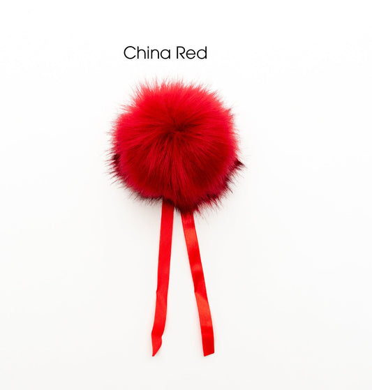 Faux Fur Pom Pom - homesewn