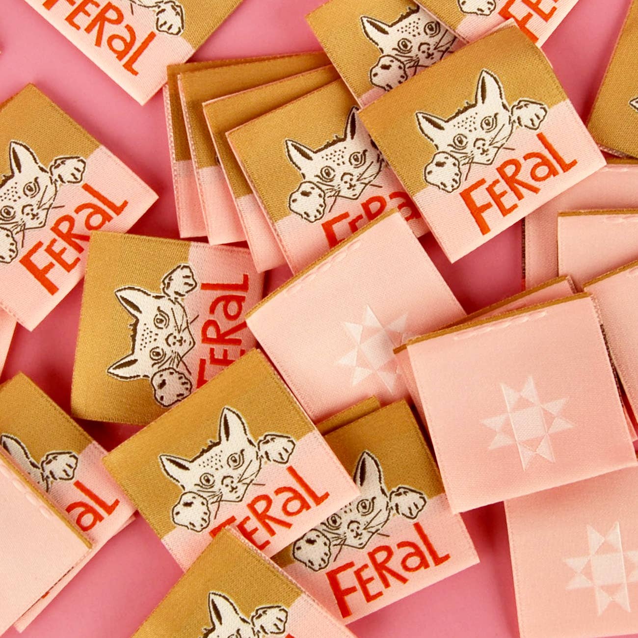 Feral - Designer Woven Labels - homesewn