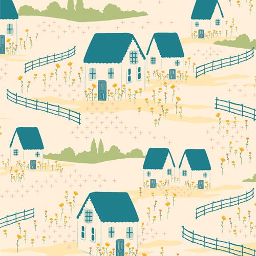 Folkhouse Dream - QUILTING COTTON/POPLIN - Marigold - homesewn