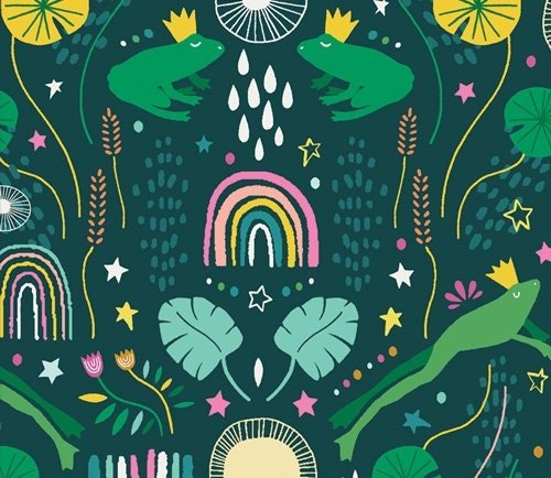 Frog Song Evening - Blue - Rain or Shine - homesewn