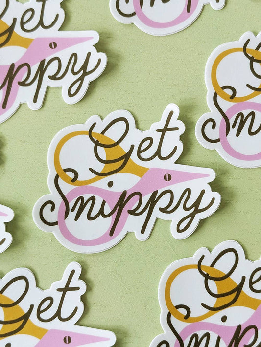 Get Snippy Sticker - homesewn