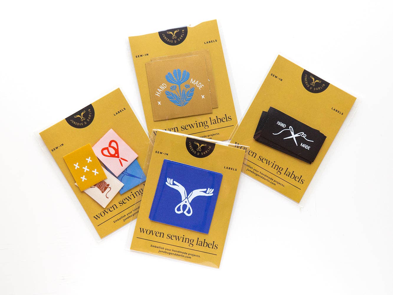 Hand Stitched Sew - In Labels (2 Pack) - homesewn