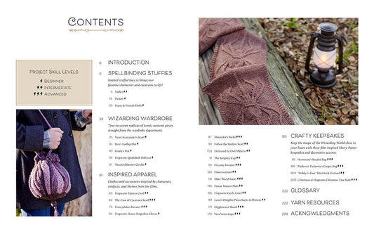 Harry Potter: Knitting Magic: More Patterns From Hogwarts and Beyond - homesewn