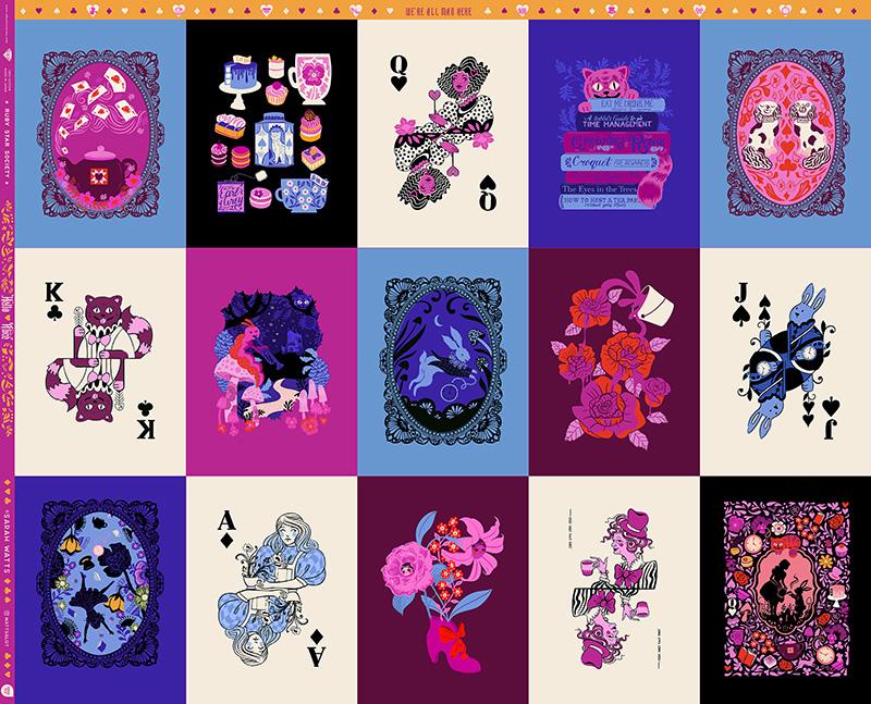 Hello Alice - One Yard Panel - Ruby Star Society QUILTING COTTON/POPLIN - homesewn