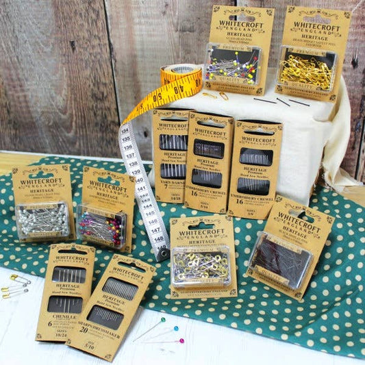 Heritage Tapestry / Cross Stitch Needles - Sizes 18/24 - homesewn