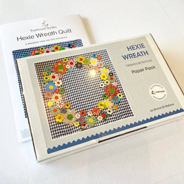 Hexie Wreath Quilt - homesewn