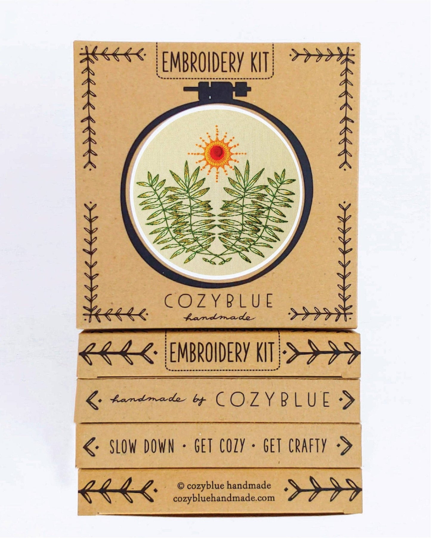 high noon embroidery kit - homesewn