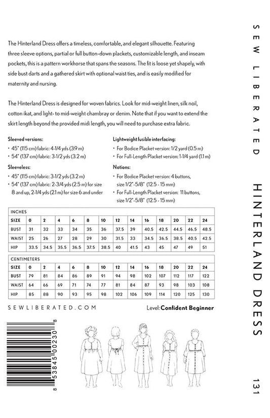 Hinterland Dress Pattern - homesewn
