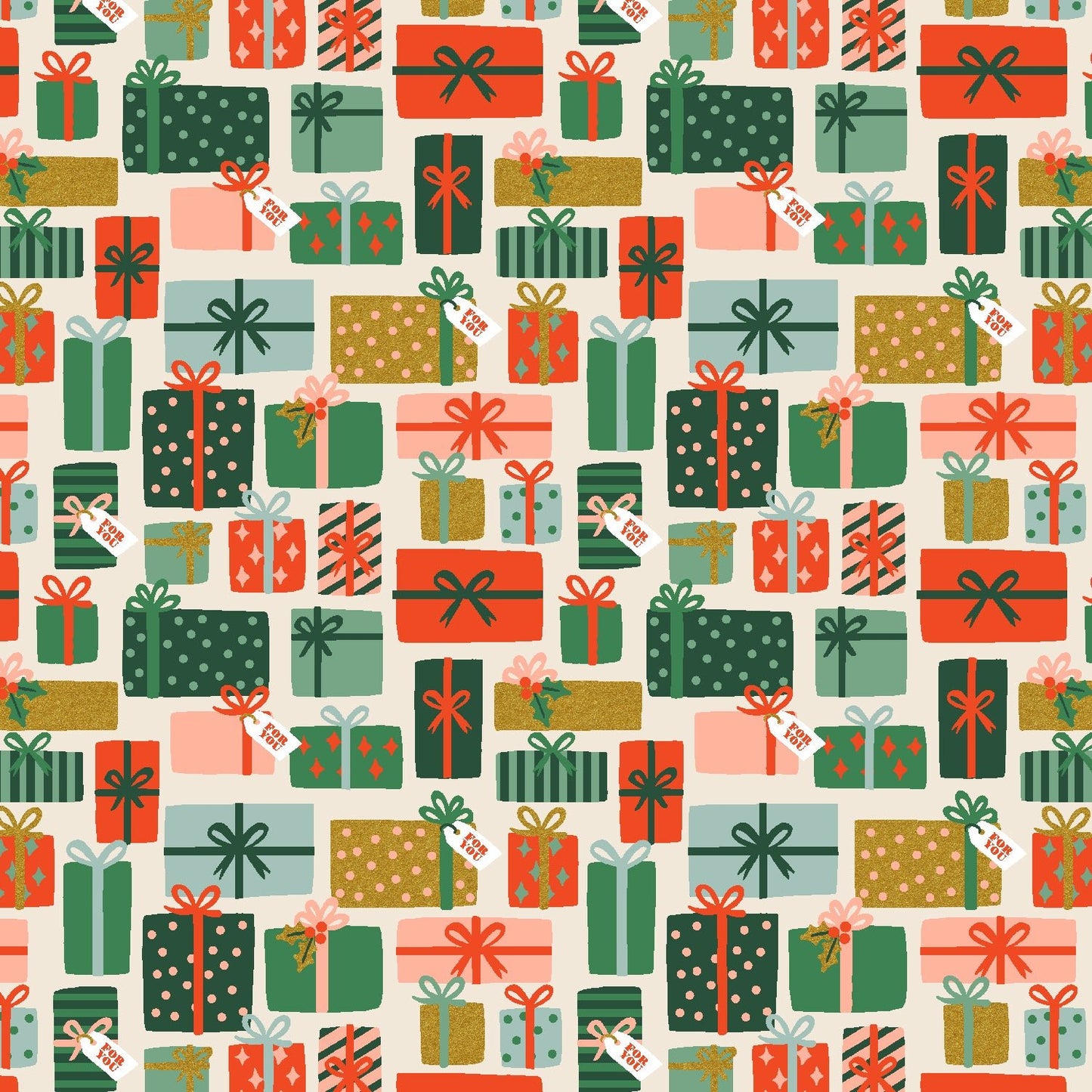 Holiday Gifts - Cream - Rifle Paper Co. Holiday Classics - homesewn