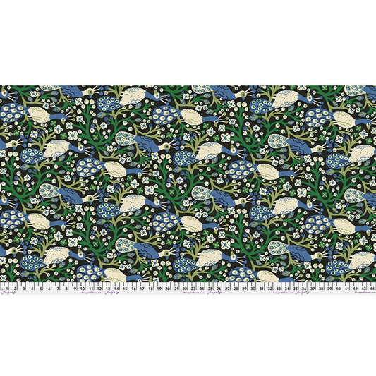 Holland Park - Black - The City of Dreams - QUILTING COTTON/POPLIN - homesewn