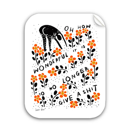 HOW WONDERFUL Sticker - homesewn