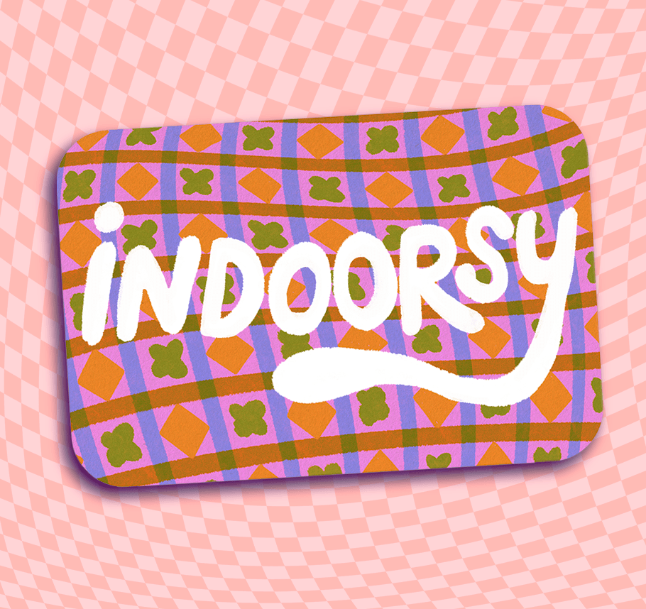 Indoorsy Vinyl Sticker - homesewn