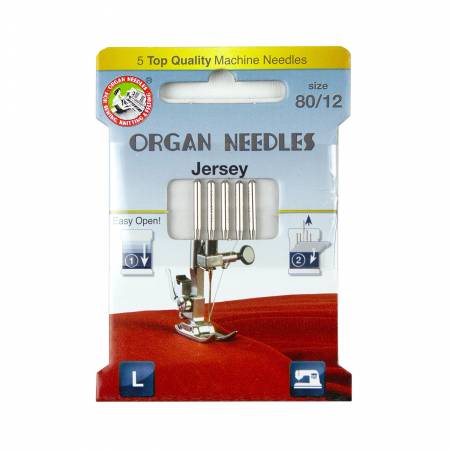 Jersey Sewing Machine Needles - 80/12 - homesewn