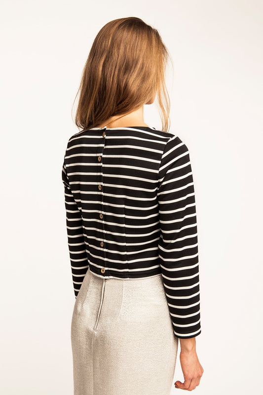 KANERVA button-back tee - PDF PATTERN - homesewn