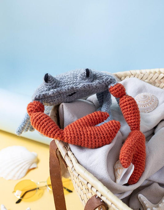 Karen the Blue Crab Crochet Kit - homesewn