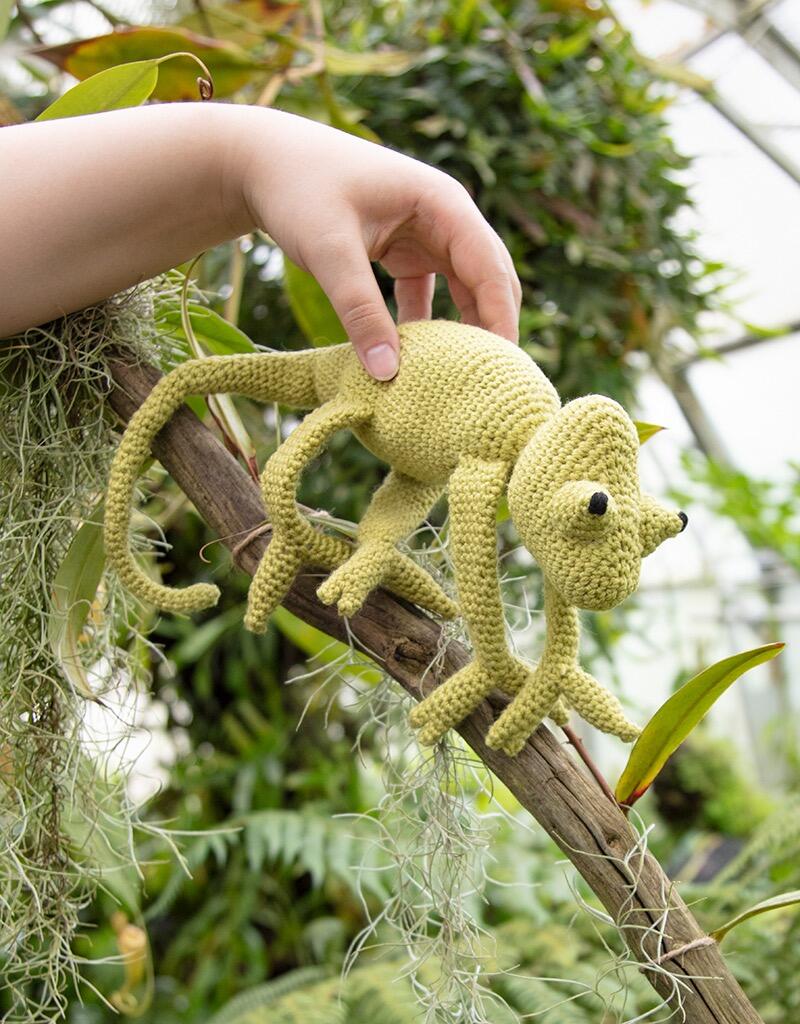 Kerry the Chameleon Crochet Kit - homesewn