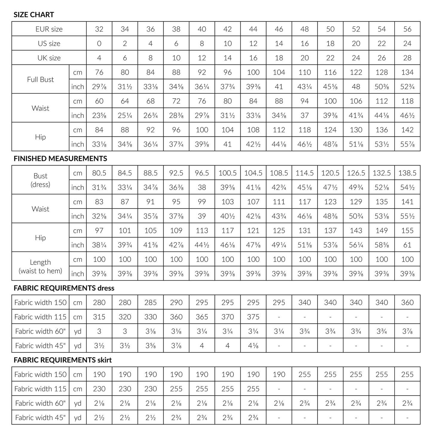 KERTTU knot dress & skirt - PDF PATTERN - homesewn