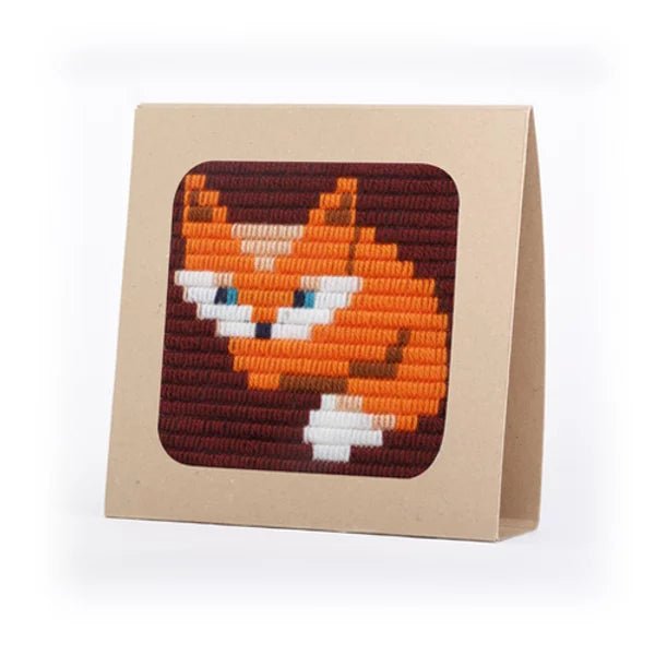 Kids Needlepoint Kit - Baby Fox - homesewn