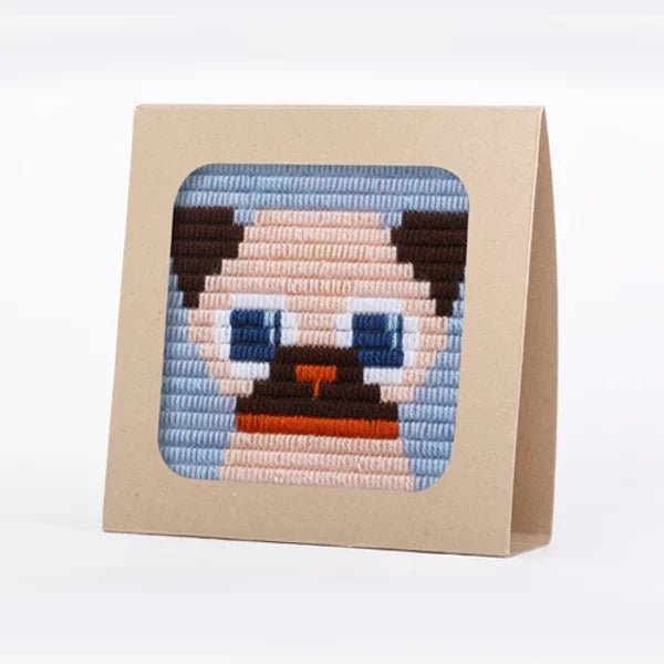 Kids Needlepoint Kit - Pug - homesewn