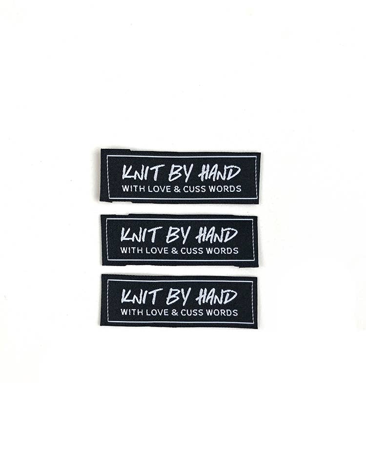 Knit By Hand - Sew - in Label - homesewn