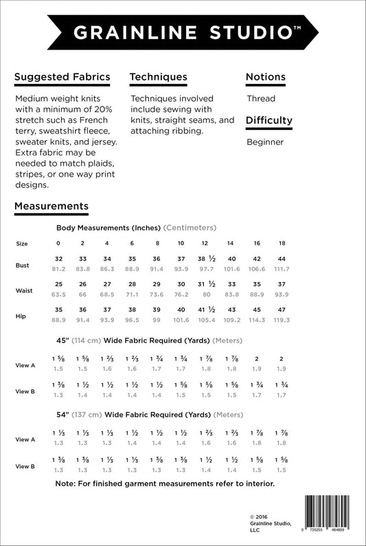 Linden Sweatshirt Pattern - homesewn