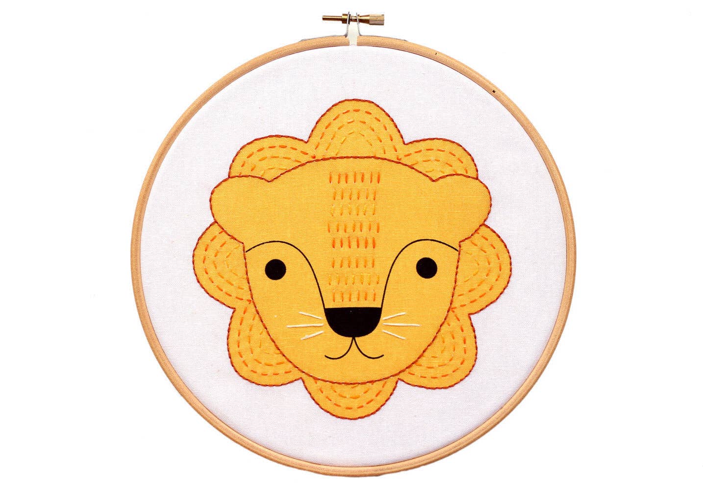Little Lion - Hoop Art Kit - homesewn