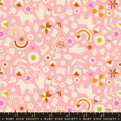 Little Luck - Rosebud - Catnap QUILTING COTTON/POPLIN - homesewn