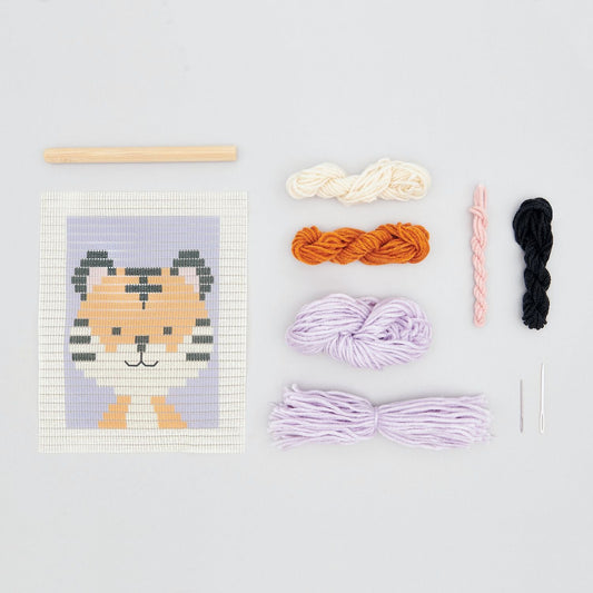 Longstitch Embroidery Kit - Tiger - homesewn