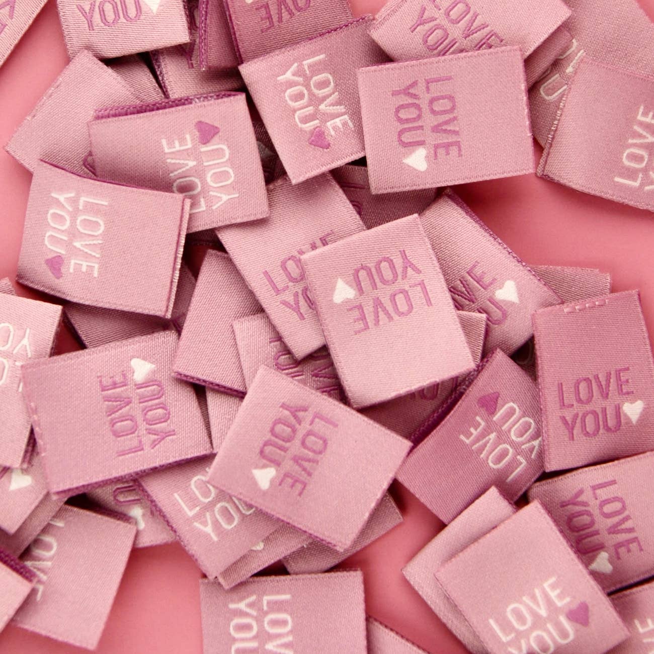 Love You - Designer Woven Labels - homesewn