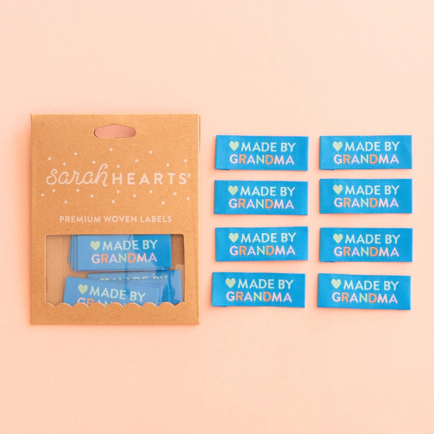 Made by Grandma Woven Labels - Sewing Woven Clothing Tags - homesewn