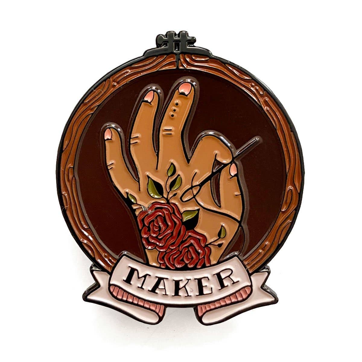 Maker Needle Minder, Brown - homesewn